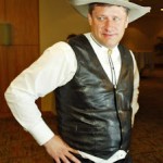 Stephen Harper at the 2005 Calgary Stampede.