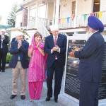 Christy Clark at a Sikh temple.