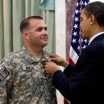 Obama with soldier.